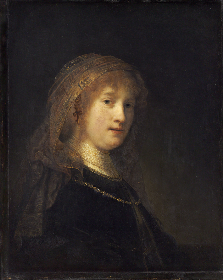  伦勃朗·梵·莱茵 Rembrandt van Rijn——戴着面纱的萨斯基亚
